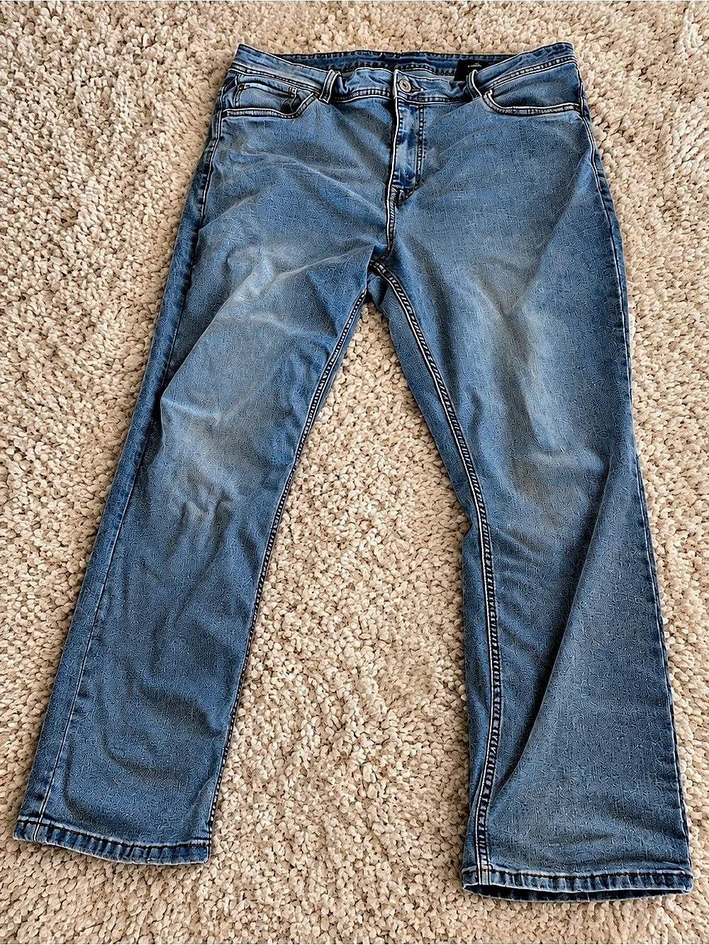 NYC The Perfect Jean Slim Thick Slim Jeans in Blue Waist 40x32